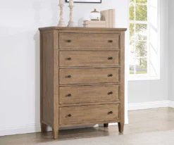 Riverdale Storage Bedroom Set (Driftwood) -Beds and Accessories Sales RV900C chest 1