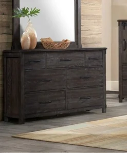 Scott Dark Storage Bedroom Set -Beds and Accessories Sales SC300DR dresser 1