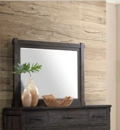 Scott Dark Storage Bedroom Set -Beds and Accessories Sales SC300MR mirror 1