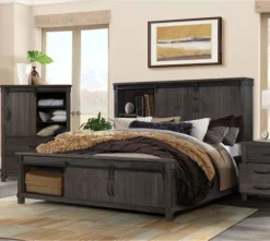 Scott Dark Storage Bedroom Set