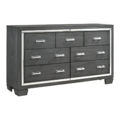 Titanium Tufted Storage Bedroom Set -Beds and Accessories Sales TT100DR dresser 1