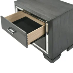 Titanium Tufted Storage Bedroom Set -Beds and Accessories Sales TT100NS nightstand 4