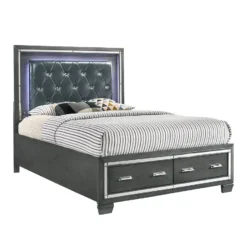 Titanium Tufted Storage Bedroom Set -Beds and Accessories Sales TT100QH TT150QF TT150QFS TT150QKR bed 1