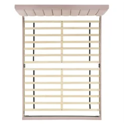 Coyote Queen Upholstered Bed W/ Two Nightstands (Pink) -Beds and Accessories Sales UCY3700QBE bed 4