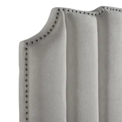 Harper Upholstered Bed (Gray) -Beds and Accessories Sales UHR3151QB bed uph gray 4