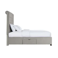 Waldorf Upholstered Storage Bed (Gray) -Beds and Accessories Sales UWF3151QSB bed str gray 6