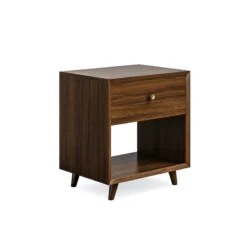 Ludwig Upholstered Panel Bed -Beds and Accessories Sales W1085 864 open nightstand 1