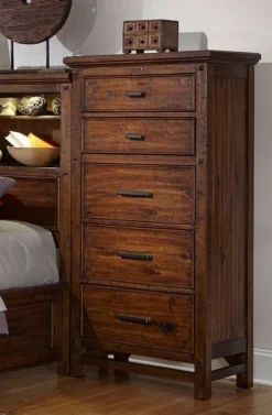 Wolf Creek Bookcase Bed W/ Two Side Storages 7 Wolf Creek Bookcase Bed W/ Two Side Storages -Beds and Accessories Sales WK BR 6105LC VAC C lingerie chest 1