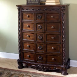 North Shore Panel Bedroom Set -Beds and Accessories Sales sig B553 46 A chest 1