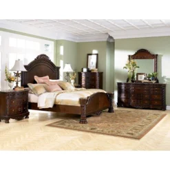 North Shore Panel Bedroom Set -Beds and Accessories Sales sig B553 A panel br set 1