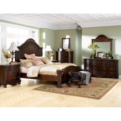 North Shore Panel Bedroom Set -Beds and Accessories Sales sig B553 A panel br set 2